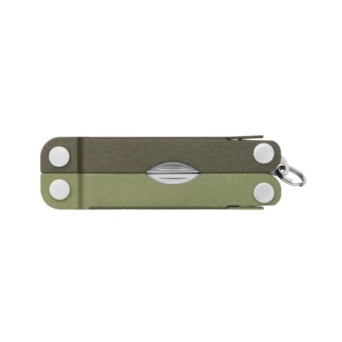 Image of LEATHERMAN Micra Keychain Multi-Tool, Grooming Tools, Mini Knife, Spruce