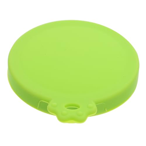BESTYASH Tapas de Silicona para Tarros de Boca Ancha Reutilizables y Herméticas Cubre Latas para Bebidas y Alimentos Conservan y Limpieza Aptas para Múltiples Envases Color Verde