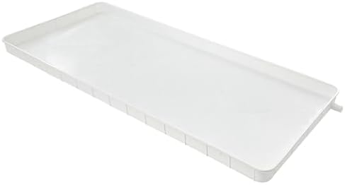 Large Air Conditioner Drip Tray, Plastic Drip Pan with Mounting Accessories, Indoor/Outdoor Drip Catcher for Split AC Units (80cm x 32.5cm x 3cm)