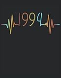 101 mandalas - coloring book ekg heartbeat born in 1994 year heart beat: funny retro vintage heart line birthday gift - a4 (8. 5x11) - 101 pages - ... - relax - anti stress - for coloring