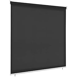 Persianas Hidalgo Persiana Enrollable Exterior Tecnoscreen/Bloqueo UV 70% / Microperforado. Medidas Ancho x Alto. Color: Antracita. Medidas: 194cm x 240cm