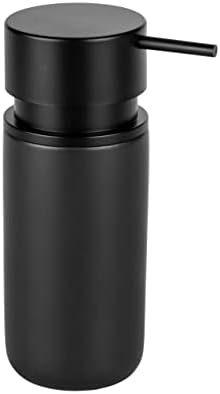 Porta Sapone Zone Denmark NOVA ONE 0.25L - Nero, In Gres Soft Touch, Design Danese