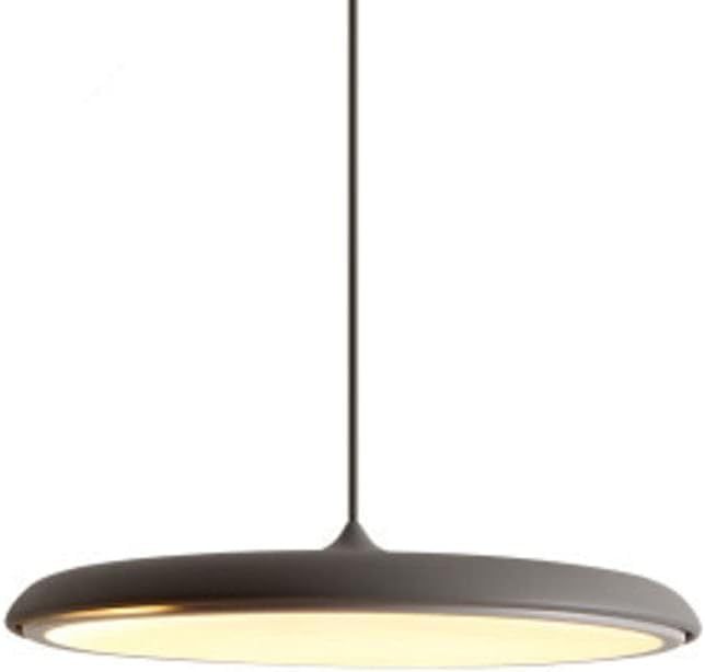 Lampe Suspendue LED Anti-Éblouissement Luminaire Métal Soucoupe Volante pour Plafond Bas