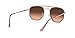 Ray-Ban Unisex RB3648M The Marshal II Hexagonal Sunglasses, Copper/Pink Gradient Brown, 52 mm