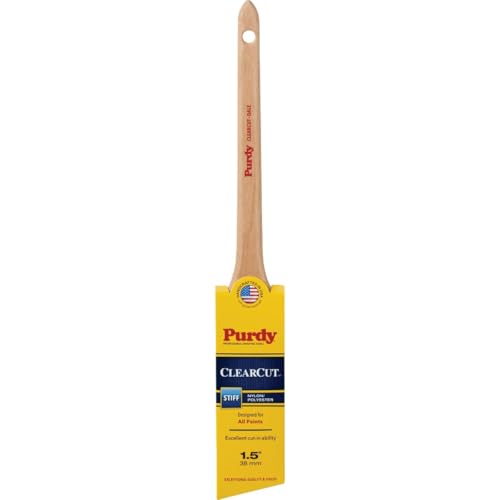 Image of Purdy 144080115 Clearcut Series Dale Angular Trim Paint Brush, 1-1 /2 inch, Natural