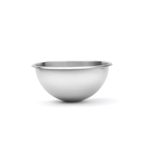 De Buyer - Bassine demi-sphérique en inox - Diamètre 24 cm -, Argent