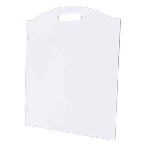 Sharplace Cancelletto per Cani in Acrilico Trasparente 50x60 Cm, Recinzione per Animali Domestici, Recinto per Cani da Interno per Gatti Che per Cani di Piccola E Media Taglia