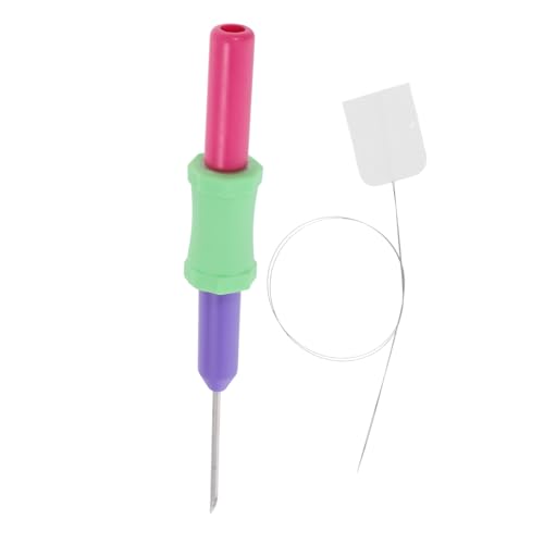 jojofuny Stainless Steel Embroidery Needles Set 1 Set Punch Needle Tool for DIY and Beginner Sewing Embroidery