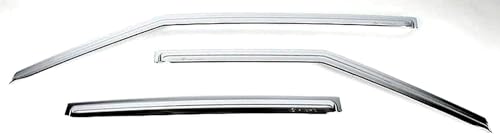 Chrome Sun Visors Vent Shade/Rain Window Guards for 2011 2012 2013 2014 Hyundai Veloster