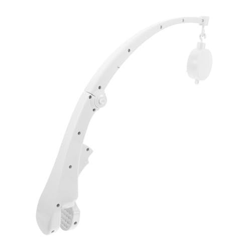 BESTonZON Hanging Bell Crib Mobile Arm Musical Crib Mobile Toy with Rattles Bracket for Baby's Bed
