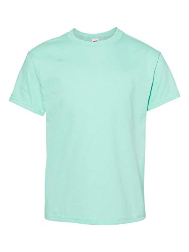 T-shirt en coton Hanes Boys ComfortSoft Clean Mint taille XS pour enfant - 2