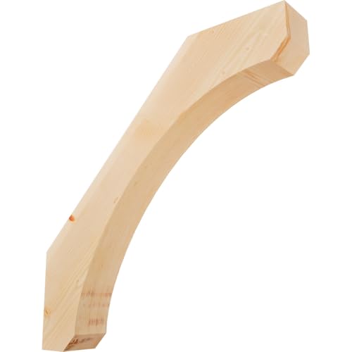 Ekena Millwork BRC06X36X36LEC00SDF 5 1/2"W x 36"D x 36"H Legacy Smooth Knee Brace, Douglas Fir
