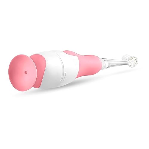 Neno® DENTI Rosa, Elektrische Zahnbürste für Kinder 3m-36m, Wasserdicht, 3 Massagekopfs, IPX7, LED, PFLEGE, Zarte Vibrationen 17000 pro Minute – Bild 5
