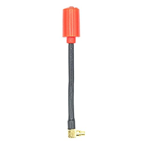 5.8Ghz 3dBi FPV Antenne-Rot/LHCP Weiß 50mm SMA/MMCX/MMCX Winkel 5650～5950MHz für Racing Drone RC Drone FPV Antenne (Color : 2PCSLHCP) (Color : 2PCSMMCX90LHCP)