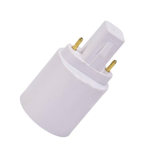 Maxtonser Lot de 5 convertisseurs de douille d'ampoule G23 vers E27 pour éclairage de bureau à domicile, angle réglable, noyaux en cuivre, adaptateur de lampe