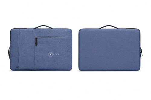 Image of Veloce Water-Resistant Laptop Sleeve for 15 inch Laptops | Front Storage Pockets, Easy-Carry Handle | Slim & Stylish | Grey