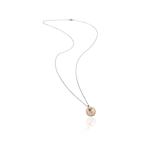 Preisvergleich Produktbild Breil - Halskette für Frauen Kollektion Illusion TJ2630, Damenhalskette mit Rosenanhänger aus Edelstahl und mit Kristallen