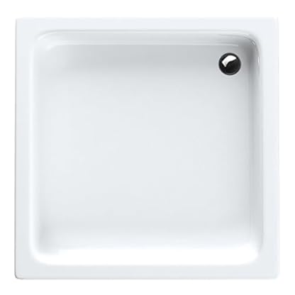 AQUABAD Duschwanne/Duschtasse | Komplettset Forta Plus mit LeakProtect Technologie Smooth White 90x90cm Quadrat | inkl. Ablaufgarnitur/Siphon Alcadran A49CR – Bild 3