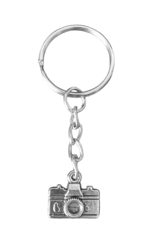 Generic - Camera Photography Silver Miniature Charm Keyring Keychain