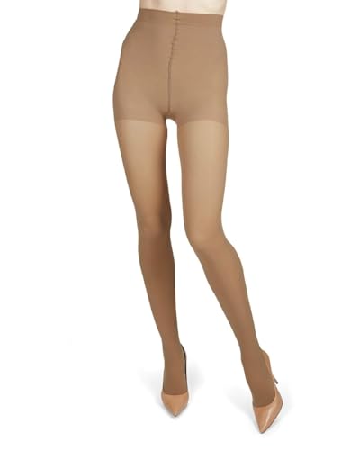Image of Melas 6-Pack Women's Tights, 60 Denier, Opaque, Microfiber Control Top Tights, Soft & Durable - Sizes XS to Q2