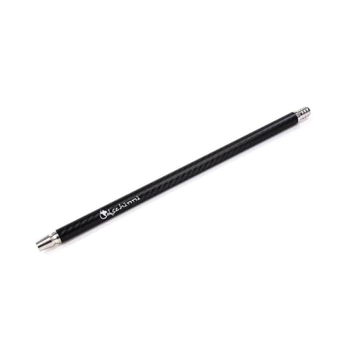 Dschinni Carbon Shisha Mundstück Schwarz Hochwertiges Shisha-Mundstück aus Carbon und Edelstahl Ergonomisches Design für Perfekten Rauchgenuss