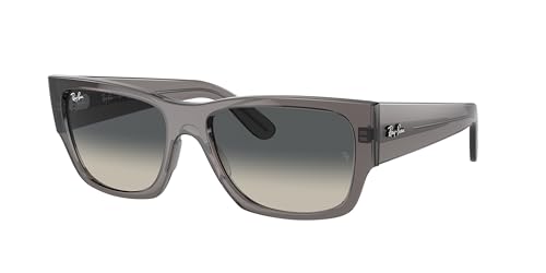 Ray-Ban RB947S Sunglasses Bundle: RB 947S 667571 Carlos Opal Dark Gray Grey Gra and Universal Anti-slip Silicone Leash