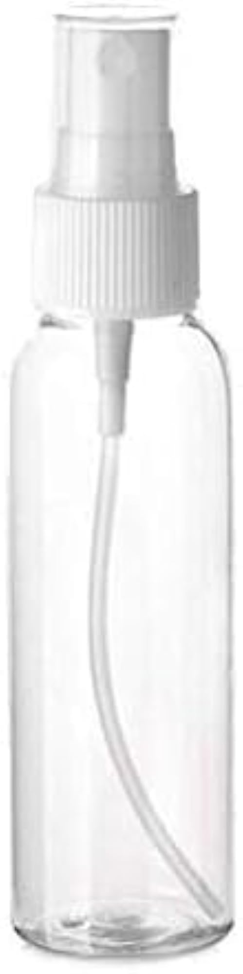 2 Pcs Clear Plastic Spray Bottles, Travel Size Mist Perfume