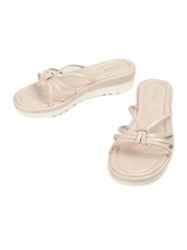 Image of Max womens Women Solid Strappy Wedges Heeled Sandal