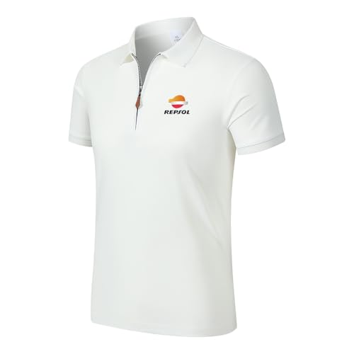 Polo homme col zippé FCOIN Re-PS_OL, le haut idéal du parcours de golf aux terrasses