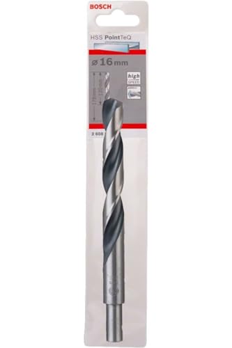 Bosch Professional 1x HSS Spiralbohrer PointTeQ (für Metall, reduzierter Schaft, 16 x 120 x 178 mm, Zubehör Bohrschrauber)