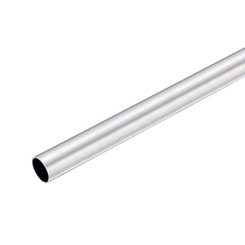 uxcell 6063 Aluminum Round Tube, 16mm OD 14mm Inner Dia 400mm Length Pipe Tubing for Industry DIY Projects