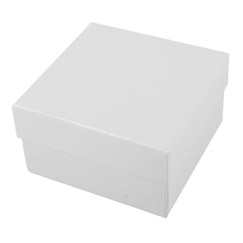 VILLFUL Box Box White Microcentrifuge Tube Holder Storage Holder Test Tube Organizer Paper Microcentrifuge Tube Storage Holder