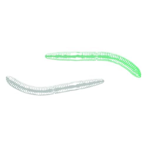 Libra Lures Fatty D‘ Worm 65 mm Glow