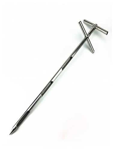 Sonde de sol double tube à poignée rotative pour carottage fluide de granulés