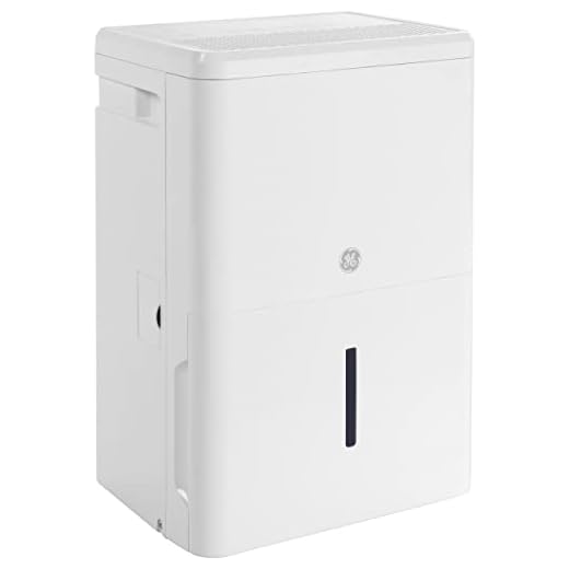 GE Energy Star Portable Dehumidifier 22 Pint, Perfect for Bedroom, Basement & Garage or Rooms up to 1500 Sq Ft, Ideal for High Humidity Areas, Complete with Empty Bucket Alarm & Clean Filter Alert