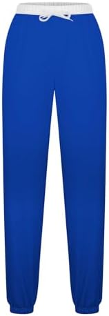 Womens Casual Athletic Cotton Long Sweatpants,Teen Girl Solid Color Cute Hiking Long Pants,Fall Trendy Clothes