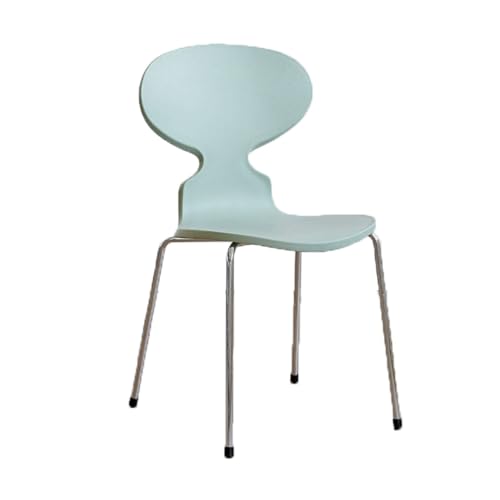 Design moderno ed elegante: questa sedia in plastica presenta linee pulite e uno schienale unico a forma di formica con una robusta struttura in metallo per un look contemporaneo. Il suo design leggero lo rende perfetto per