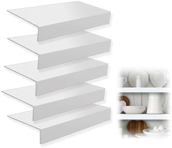 5 Pcs PVC Wire Shelf Covers for Wire Shelving - Shelf Liners & Unit Covers (51"x14") for Kitchen, Storage, and nization - Protect Your Shelves!