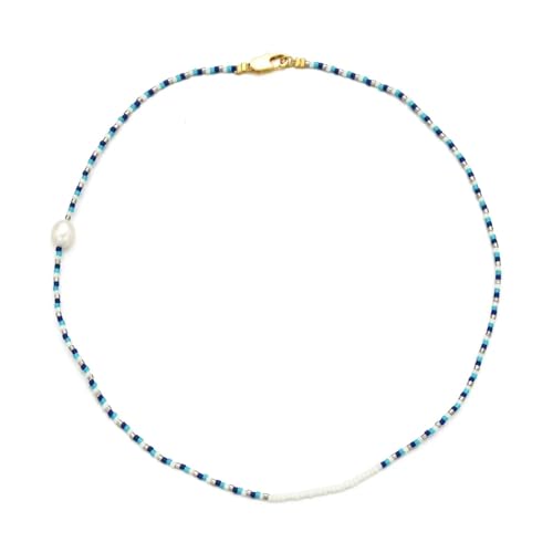 Collier pendentif hommes style ethnique haut de gamme avec perles sélectionnées et ajustables