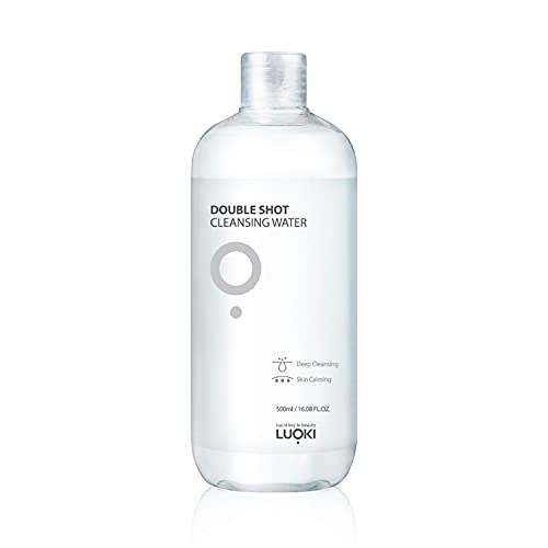 Luoki Double Shot Cleansing Water 500Ml (16.9 Fl Oz) - Hypoallergenic Deep Clean Micellar Cleansing Water And Makeup Remover… (16.9 Fl Oz(Pack Of 1)) #TOP15