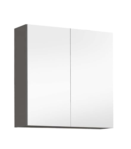 mokebo® Bad Spiegelschrank 'Die Badenixe' (71x70x23 cm) Badschrank schmal...