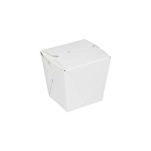 Karat FP-FP08W 8 oz. Paper Take-Out Container - White (Case of 450)