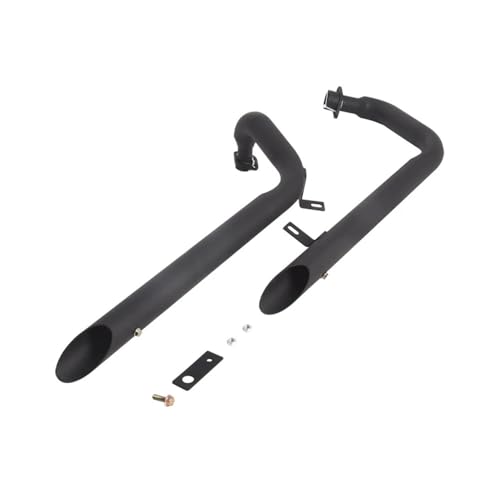 Silencieux d'échappement moto avant en acier chromé pour Virago XV 400 535