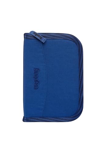 ergobag Hartschalenetui 22er Set, Lyra Buntstifte, Stundenplan, Münzfach, TrollBear Lineal - Dunkelblau, Trollbear - Dunkelblau, one_Size, Bleistift