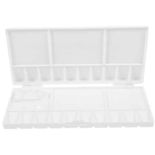 ERINGOGO Box Palette Paint Box Paint Tray Watercolor Paint Watercolor Mixing Palette Watercolors Watercolor Palette Paint Mixing Tray Color Mixed Plate Adult Sewing Craft Kits Plastic