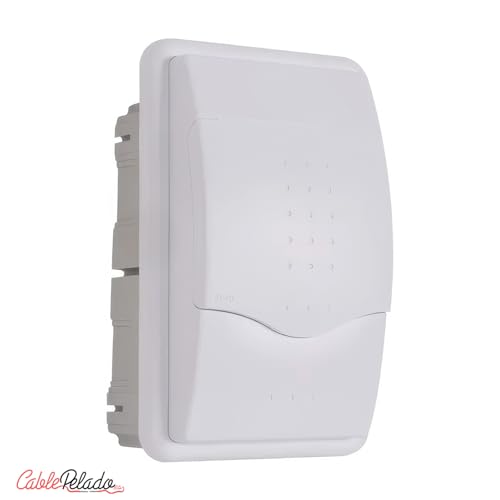 Miniatura 2 de Cablepelado - Caja Empotrar 1-4 Elementos Con Puerta Opaca Blanco Instalación Segura, Estética Y Duradera Para Sistemas Eléctricos En Interiores