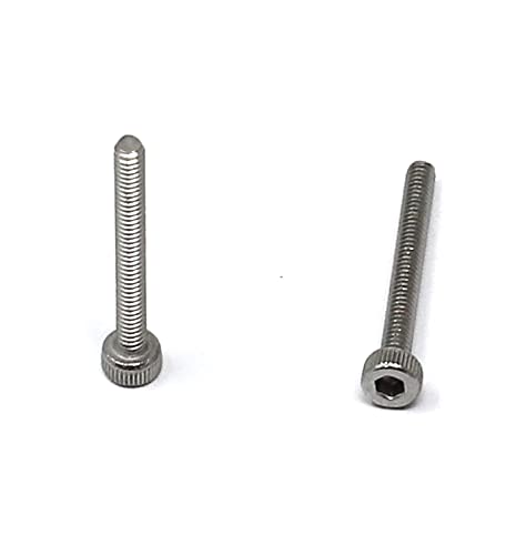 Image of iexcell 100 Pcs M2 x 18mm Thread Pitch 0.4 mm Stainless Steel 304 Hex Socket Head Cap Screws Bolts Kit