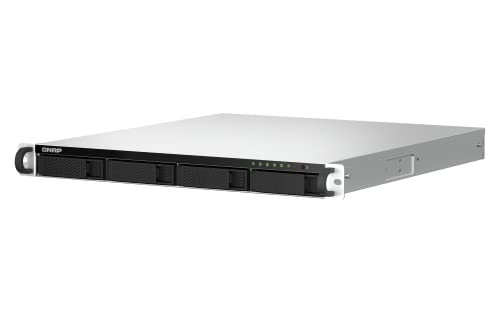 Image of QNAP TS-464U-RP-4G-US 4 Bay High-Speed Rackmount Dual-2.5GbE NAS Intel Celeron N5105 /N5095 CPU, 4GB DDR4 Memory and 2.5GbE (2.5G /1G /100M) Network Connectivity (Diskless)