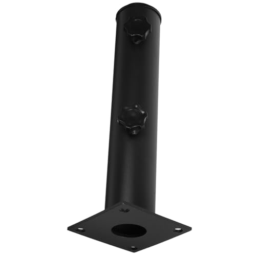 Support parasol robuste fer noir Ciieeo anti-basculement terrasse réglable - 2