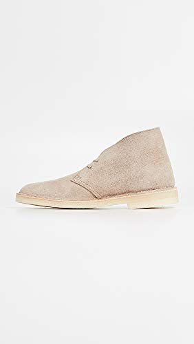 Image of Clarks mens Desert 261382 Chukka Boot, Sand Suede, 8 US